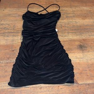 Black Windsor Bodycon Mini Dress